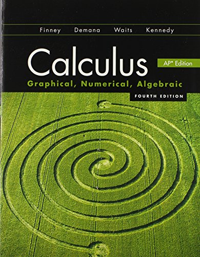 Calculus: Graphing, Numerical, Algebraic: AP Edition - Click to Buy