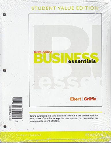 Business Essentials, Student Value Edition (10th Edition) - Click to Buy