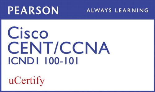 CCENT ICND1 100-101 Pearson uCertify Course Student Access Card - Click to Buy
