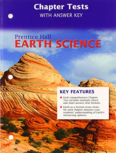 Prentice Hall Earth Science Chapter Tests and Answer Key - Click to Buy