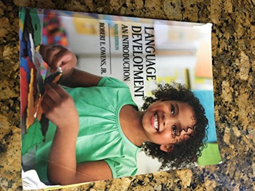 Language Development: An Introduction (9th Edition)