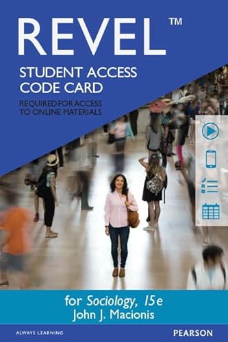 REVEL for Sociology -- Access Card (15th Edition) - Click to Buy