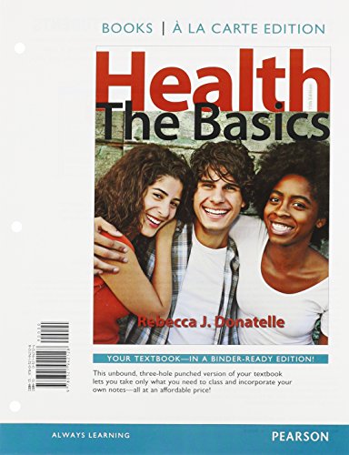 Health: The Basics, Books a la Carte Edition & Modified Masteringhealth with Pearson Etext -- Valuepack Access Card -- For Health: The Basics Package - Click to Buy