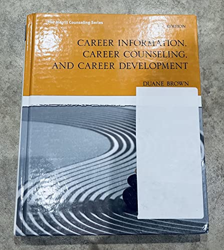 Career Information, Career Counseling and Career Development (The Merrill Counseling) - Click to Buy