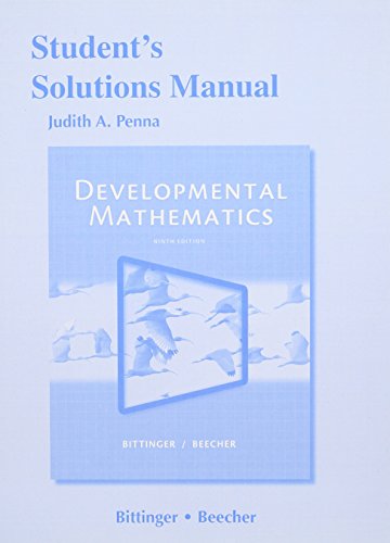 Developmental Mathematics - Click to Buy