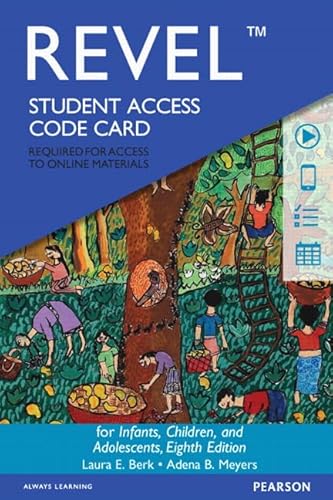 Revel for Infants, Children, and Adolescents -- Access Card (Berk, Infants, Children, and Adolescents Series) - Click to Buy