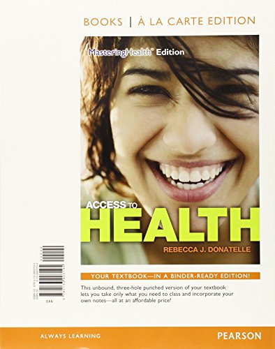 Access to Health, Books a la Carte Plus MasteringHealth with eText -- Access Card Package (14th Edition) - Click to Buy