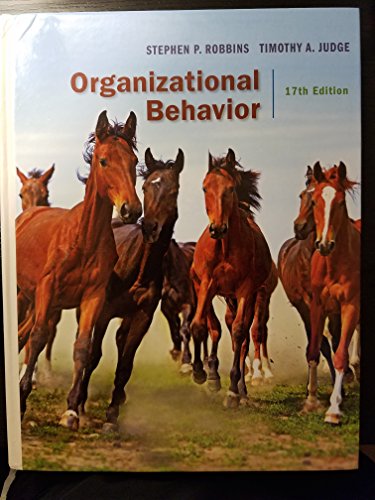 Organizational Behavior (17th Edition) - Standalone book - Click to Buy