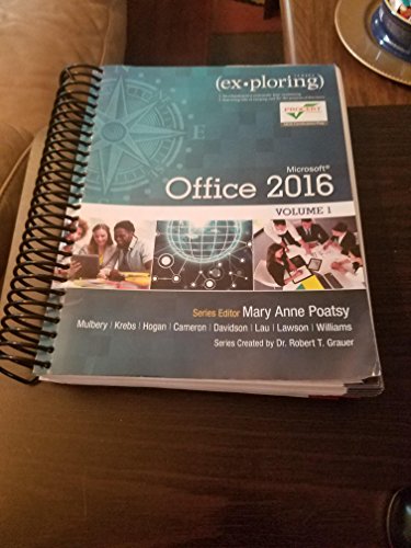 Exploring Microsoft Office 2016 Volume 1 (Exploring for Office 2016 Series) - Click to Buy