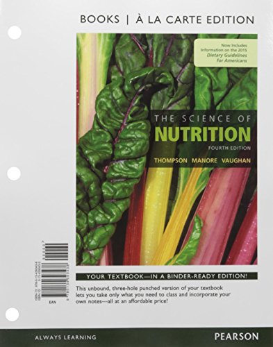The Science of Nutrition + Masteringnutrition With Mydietanalysis With Pearson Etext Access Card: Books a La Carte Edition - Click to Buy