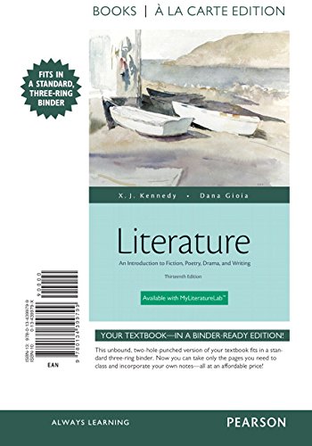 Literature: An Introduction to Fiction, Poetry, Drama, and Writing, Books a la Carte Plus REVEL -- Access Card Package (13th Edition) - Click to Buy