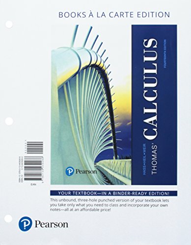 Thomas' Calculus, Books a la Carte Edition, plus MyLab Math with Pearson eText -- 24-Month Access Card Package