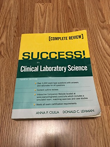 SUCCESS! in Clinical Laboratory Science - Click to Buy