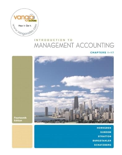 Introduction to Management Accounting - Click to Buy