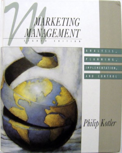 Marketing Management: Analysis, Planning, Implementation, and Control - Click to Buy