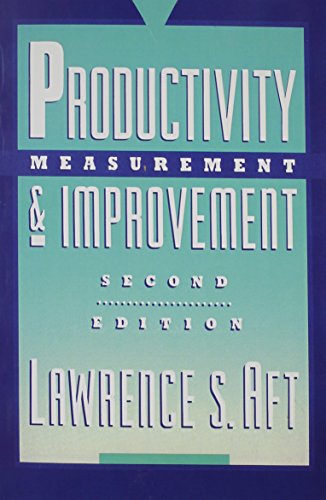 Productivity Measurement And Improvement (2nd Edition) - Click to Buy