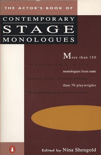 The Actor's Book of Contemporary Stage Monologues: More Than 150 Monologues from More Than 70 Playwrights - Click to Buy