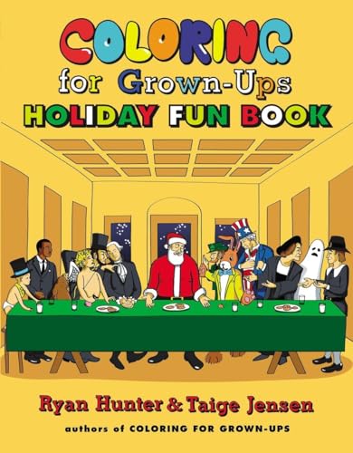 Coloring for Grown-Ups Holiday Fun Book - Click to Buy