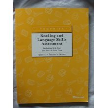Harcourt School Publishers Trophies: Te: Rdng/Lang Skills Asmnt G3 - Click to Buy