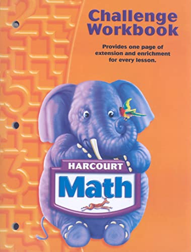 Harcourt Math Grade K - Challenge Workbook - Click to Buy