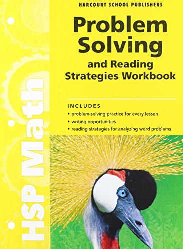 Math, Grade 3 Problem Solving/Reading Strategies Workbook: Harcourt School Publishers Math (Hsp Math 09) - Click to Buy