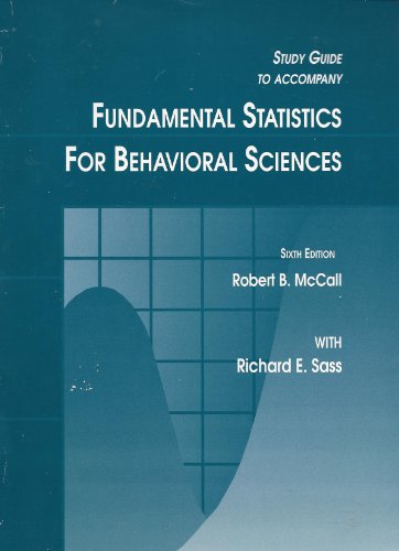 Fundamental Statistics for Behavioural Science - Click to Buy