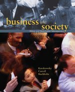 Business and Society: Ethics and Stakeholder Management, First Canadian Edition - Click to Buy