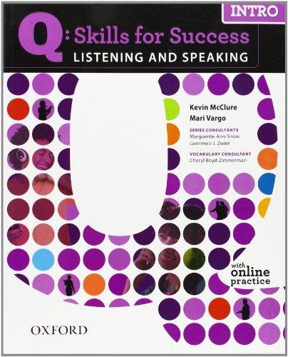 Q: Skills for Success Listening & Speaking Intro Student Book with Student Access Code Card - Click to Buy