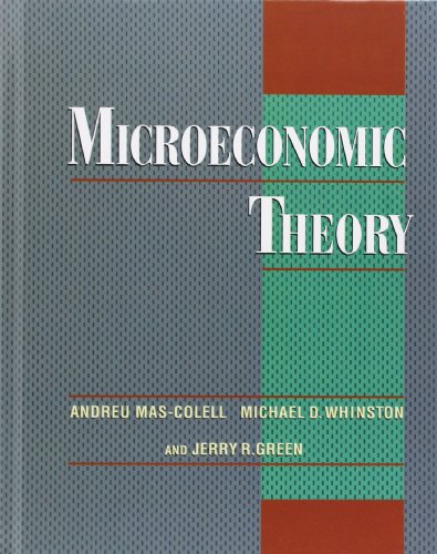 Microeconomic Theory - Click to Buy