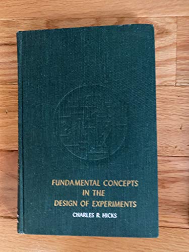 Fundamental Concepts in the Design of Experiments - Click to Buy