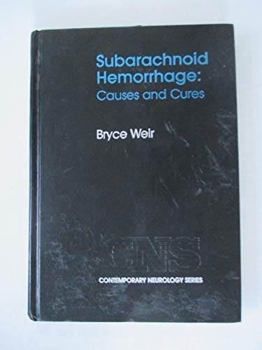 Subarachnoid Hemorrhage: Causes and Cures (Contemporary Neurology Series) - Click to Buy