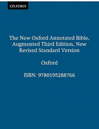 The New Oxford Annotated Bible, Augmented Third Edition, New Revised Standard Version - Click to Buy