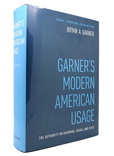 Garner's Modern American Usage - Click to Buy