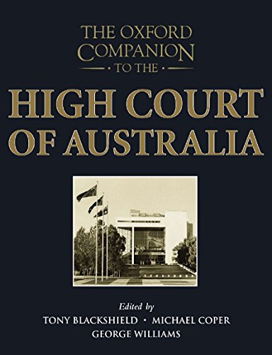 Oxford Companion to the High Court of Australia - Click to Buy