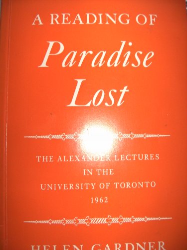 Reading of Paradise Lost (Alexander Lectures) - Click to Buy