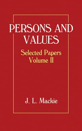 Persons and Values: Selected PapersVolume II (Persons & Values) - Click to Buy