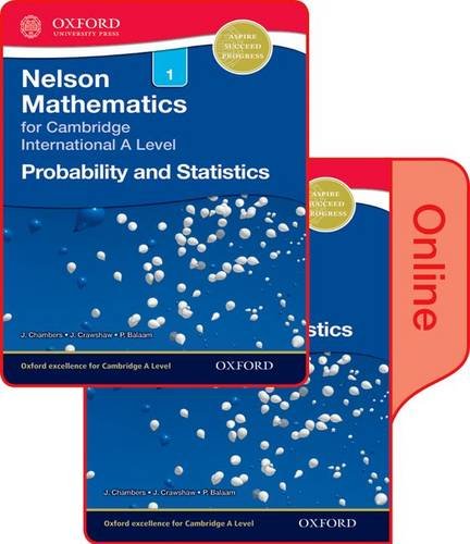 Nelson Probability and Statistics 1 for Cambridge International a Level Print an: With Access Code Card - Click to Buy