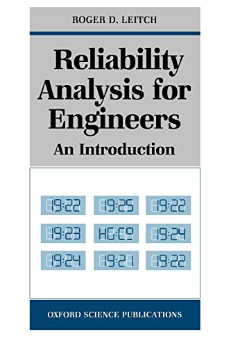 Reliability Analysis for Engineers: An Introduction