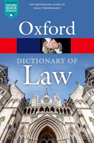 A Dictionary of Law (Oxford Quick Reference) - Click to Buy