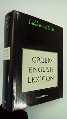 Abridged Greek-English Lexicon - Click to Buy