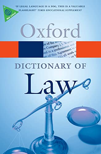 A Dictionary of Law - Click to Buy