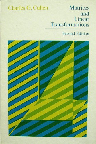 Matrices and Linear Transformations - Click to Buy