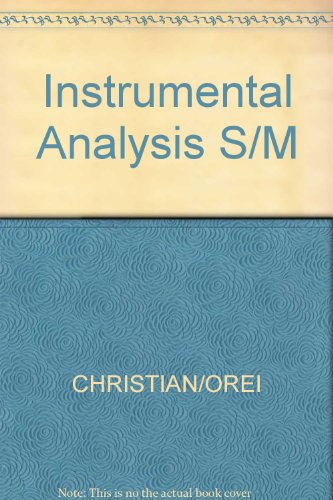 Instrumental Analysis S/M - Click to Buy
