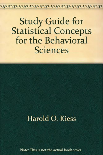 Study Guide for Statistical Concepts for the Behavioral Sciences - Click to Buy