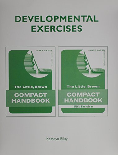 Developmental Exercises for The Little Brown Compact Handbook - Click to Buy