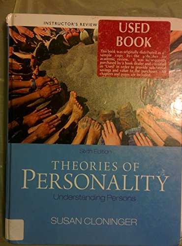 Theories of Personality: Understanding Persons (6th Edition)