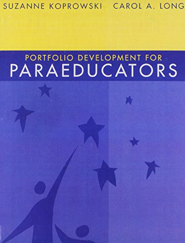 Portfolio Development for Paraeducators - Click to Buy