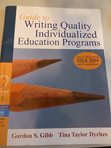 Guide to Writing Quality Individualized Education Programs (2nd Edition) - Click to Buy
