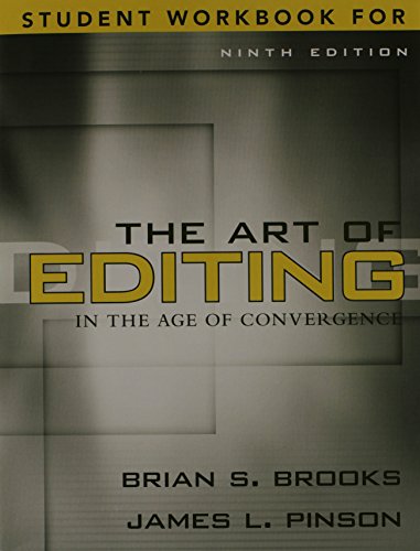 Workbook for The Art of Editing in the Age of Convergence - Click to Buy