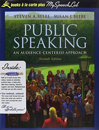 Public Speaking: An Audience-Centered Approach, Books a la Carte Plus MySpeechLab Value Package (includes Interviewing Guidebook) - Click to Buy
